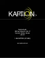 Предварительный просмотр 12 страницы Kaption Audio D-500.1 Owner'S Manual & Installation Manual