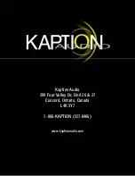 Предварительный просмотр 6 страницы Kaption Audio FLAT 10 Owner'S Manual & Installation Manual