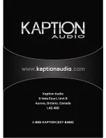 Preview for 7 page of Kaption Audio SRX 1002 Owner'S Manual