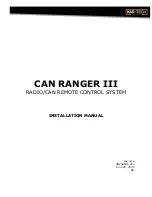 KAR-TECH CAN RANGER III Installation Manual preview