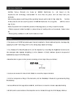 Preview for 3 page of Karak Electronics Sotec series Operating Manual