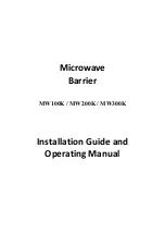 KARAM MW100K Installation Manual And Operating Manual предпросмотр