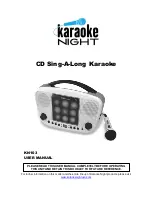 Karaoke Night KN103 User Manual предпросмотр