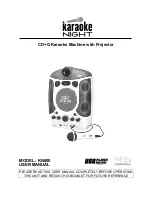 Karaoke Night KN600 User Manual предпросмотр