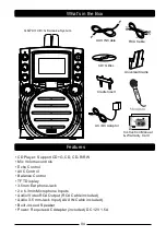 Предварительный просмотр 6 страницы Karaoke USA CQ743 User Manual