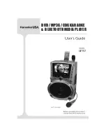 Karaoke USA GF757 User Manual preview