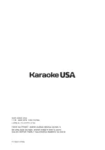 Предварительный просмотр 32 страницы Karaoke USA GF845 User Manual