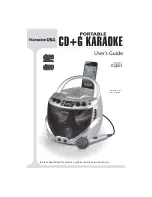 Karaoke USA GQ263 User Manual preview