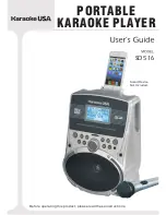 Предварительный просмотр 1 страницы Karaoke USA SD516 User Manual