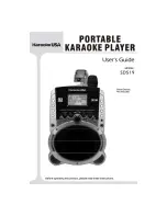 Предварительный просмотр 1 страницы Karaoke USA SD519 User Manual