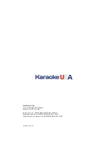 Предварительный просмотр 48 страницы Karaoke USA SD520 User Manual