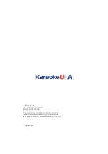 Preview for 32 page of Karaoke USA WK849 User Manual