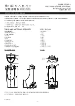 Preview for 1 page of Karat FLOOR STONE II Installation Instructions