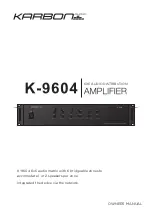 Karbon Audio K-9604 Owner'S Manual preview