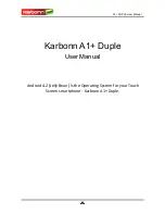 KARBONN A1+ Duple User Manual preview