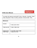 Preview for 15 page of KARBONN K106s User Manual