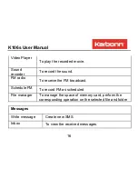 Preview for 16 page of KARBONN K106s User Manual