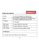 Preview for 17 page of KARBONN K106s User Manual