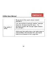 Preview for 24 page of KARBONN K106s User Manual