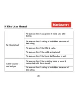 Preview for 26 page of KARBONN K106s User Manual