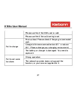 Preview for 27 page of KARBONN K106s User Manual