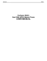 Preview for 1 page of KARBONN K444+ User Manual