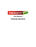 Preview for 1 page of KARBONN Titanium Mach Five User Manual