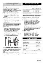 Preview for 73 page of Kärcher 1.056-807.0 Instructions Manual