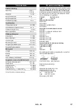 Предварительный просмотр 57 страницы Kärcher 1167320 Original Operating Instructions