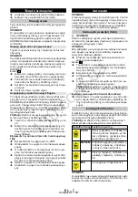 Предварительный просмотр 72 страницы Kärcher 130532 Original Instructions Manual