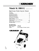 Kärcher 1800 Operator'S Manual preview