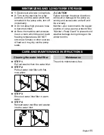 Предварительный просмотр 11 страницы Kärcher 2.28 Operator'S Manual