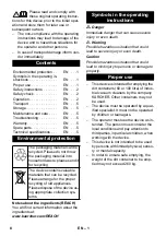 Preview for 8 page of Kärcher 2.642 Operating Instructions Manual