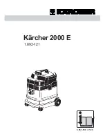 Предварительный просмотр 1 страницы Kärcher 2000 E Manual