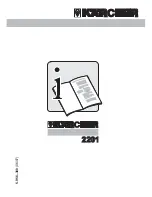 Предварительный просмотр 1 страницы Kärcher 2201 Operating Instructions & Parts List Manual