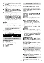 Предварительный просмотр 7 страницы Kärcher 4.112-035.0 Instructions Manual