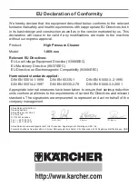 Предварительный просмотр 20 страницы Kärcher 520 MH Operating Instructions Manual