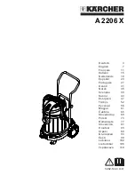 Предварительный просмотр 1 страницы Kärcher A 2206 X Operating Instructions Manual