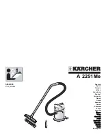 Kärcher A 2251 Me Manual предпросмотр