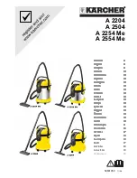 Kärcher A 2504 Operating Instructions Manual предпросмотр