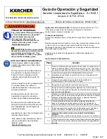 Preview for 3 page of Kärcher A+ SC21 Operation And Safety Manual