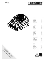 Preview for 1 page of Kärcher AB 20 Instruction Manual