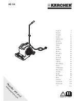 Kärcher AB 84 Instruction Manual preview