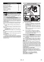 Предварительный просмотр 57 страницы Kärcher AD 3 Manual