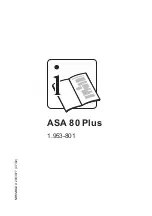 Kärcher ASA 80 Plus Operating Instructions Manual предпросмотр