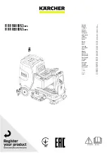 Preview for 1 page of Kärcher B 110 R Classic Bp D75 Manual