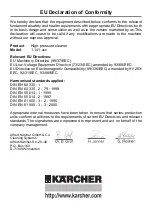 Предварительный просмотр 20 страницы Kärcher B 302 Manual