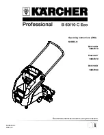 Kärcher B 60/10 C Operating Instructions Manual предпросмотр