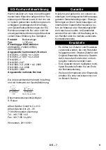 Предварительный просмотр 9 страницы Kärcher BD 17/5 C Manual