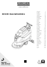 Kärcher BD 50/50 C Classic Bp Pack 80Ah Li Manual preview